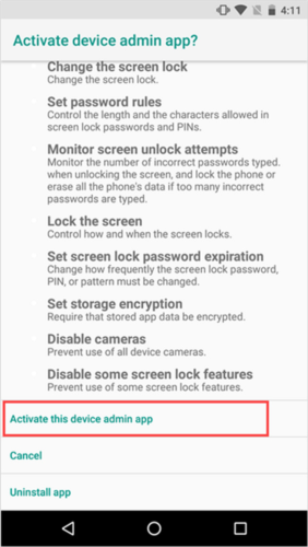 Company Portal手机端