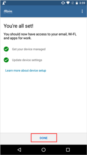 Company Portal手机端