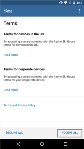 Company Portal手机端